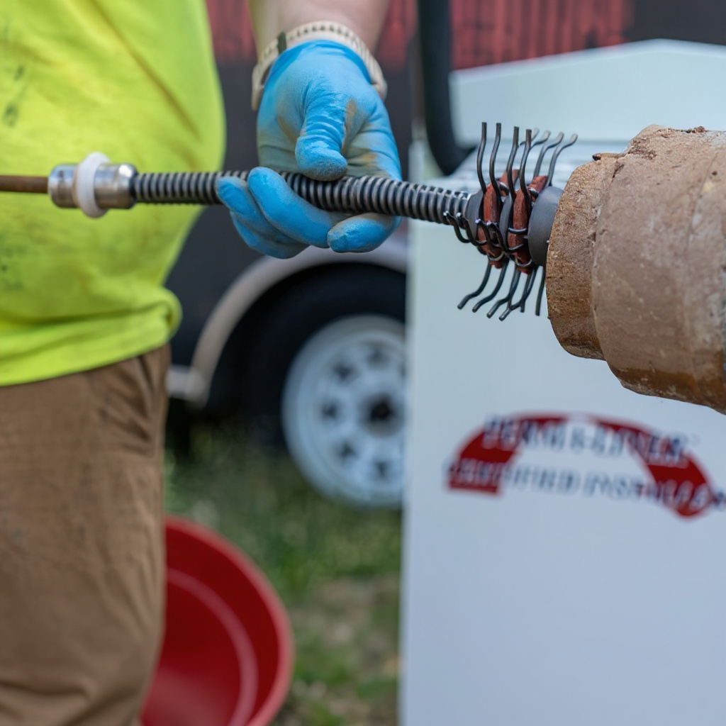 Prepping for sewer lining